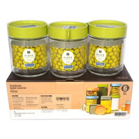 Bộ 3 Hũ Thủy Tinh Glasslock IG784 400ml x 3