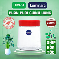 Bộ 3 Hũ Thủy Tinh Luminarc Swing Nắp Đỏ 750ml - BOL5282 | Phân Phối Chính Hãng