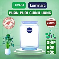 Bộ 3 Hũ Thủy Tinh Luminarc Rondo Blue 750ml - BOL1849 | Phân Phối Chính Hãng