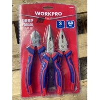 Bộ 3 kềm cao cấp bằng thép Cr-v Workpro WP201008