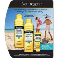 Bộ 3 kem chống nắng Neutrogena Beach Defense Broad Spectrum SPF 70+