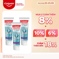 Bộ 3 Kem đánh răng Colgate Sensitive ngăn ê buốt và bảo vệ toàn diện 110gtuýp