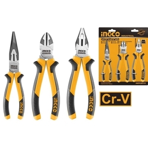 Bộ 3 kềm răng cắt và nhọn Ingco HKPS28318