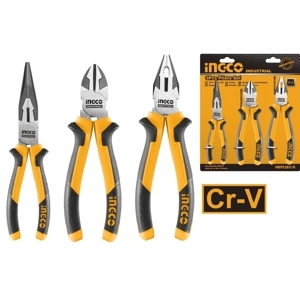 Bộ 3 kềm răng cắt và nhọn Ingco HKPS28318