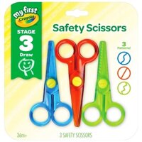 Bộ 3 Kéo An Toàn My First Crayola Safety Scissors - Crayola 811458