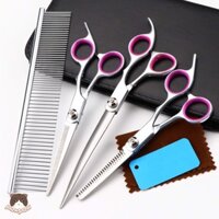 Bộ 3 kéo tỉa lông chó mèo