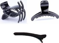 Bộ 3 Kẹp tóc càng cua mỏ vịt kẹp mái thời trang như hình