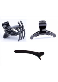 Bộ 3 Kẹp tóc càng cua mỏ vịt kẹp mái thời trang như hình