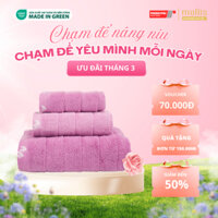 Bộ 3 Khăn Tay Mollis Cotton Lapyarn HM2Y 34x45cm Khăn Cao Cấp Mềm Mịn Thấm Hút Tốt PG73