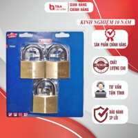 Bộ 3 khóa móc treo đồng cao cấp ABUS 75/60 MK3 3 chìa chủ chìa vi tính