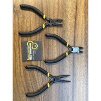 Bộ 3 Kìm Điện - Cắt - Nhọn Mini 4.5" ( 115mm ) Tolsen 10038 đa năng - Hàng xuất khẩu Châu Âu