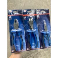 Bộ 3 kìm licota 7 inch 180mm ( kìm điện , cắt , nhọn)