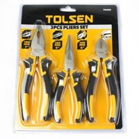 Bộ 3 kìm răng - cắt - nhọn Tolsen 10400