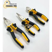 Bộ 3 kìm răng, kìm cắt, kìm nhọn thép CR-V mạ niken chống gỉ TOLSEN 10400, Kìm Tolsen