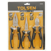 Bộ 3 kìm tolsen 10400, kìm điện, kìm nhọn, kìm cắt kim khí đức nguyên