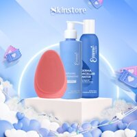 Bộ 3 làm sạch: Gel Rửa Mặt 180ml + Nước Tẩy Trang 250ml + Máy Rửa Mặt Emmié By Happy Skin