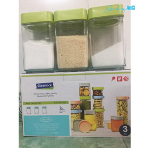 Bộ 3 lọ thủy tinh Glasslock đựng gia vị IG804 700ml