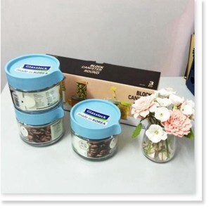 Bộ 3 lọ thủy tinh Glasslock nắp vặn IG-785