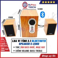 Bộ 3 Loa Máy Tính Pc Cao Cấp 2.1 Bluetooth Speaker E-2202- Loa Vi Tính Để Bàn Chỉnh Âm Bass Treble Hay-H2Pro Tech