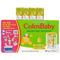 [Bộ 3 lốc] Sữa pha sẵn ColosBaby Vitadairy 110ml - Gold/IQ