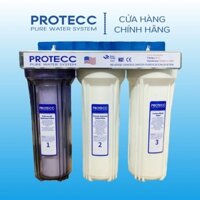 Bộ 3 Lọc Thô Sinh Hoạt 10 Inch PROTECC PT108T 1 Ron- Lọc Nấu Ăn, Tắm Rửa, Tiền Lọc