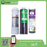 Bộ 3 lõi 123 máy lọc nước Nano Geyser Eco Max, Geyser Ecotar 5, Lõi Ecosoft, Aragon, CBC