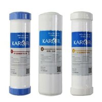 Bộ 3 lõi lọc Máy lọc nước Karofi (1.2.3)- Chính hãng