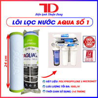 Bộ 3 lõi lọc nước Aqua 1,2,3 dùng cho máy lọc nước RO hàng chính hãng - Điện Lạnh Thuận Dung - Lõi số 1