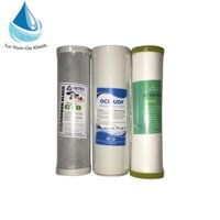 Bộ 3 lõi lọc nước cho Máy RO, Kangaroo, Karofi, Htech,Tân á...