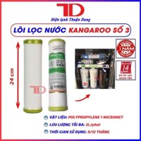 Bộ 3 lõi lọc nước Kangaroo 1,2,3 dùng cho máy lọc nước RO hàng chính hãng - Điện Lạnh Thuận Dung - Lõi số 3