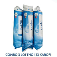 Bộ 3 Lõi lọc nước Karofi 1,2,3 dùng cho máy lọc nước RO