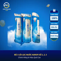 Bộ 3 Lõi Lọc Nước KAROFI Số 1, 2, 3 - Chính Hãng & Hiệu Quả Cao