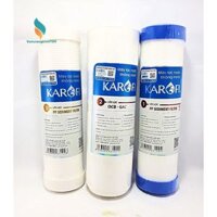 Bộ 3 lõi lọc nước KAROFI số 1.2.3