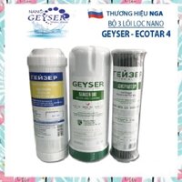 Bộ 3 lõi lọc nước Nano Geyser Ecotar 4 - Sale Doctorhouses