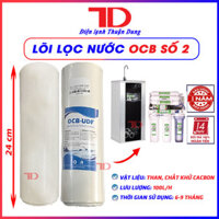 Bộ 3 lõi lọc nước OCB 1,2,3 dùng cho máy lọc nước RO hàng chính hãng - Điện Lạnh Thuận Dung - Lõi số 2