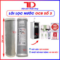 Bộ 3 lõi lọc nước OCB 1,2,3 dùng cho máy lọc nước RO hàng chính hãng - Điện Lạnh Thuận Dung - Lõi số 3