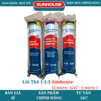 Bộ 3 lõi lọc nước thô 123 Sunhouse-  [Chính hãng]