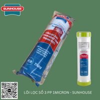 Bộ 3 Lõi Lọc Nước Thông Minh Sunhouse - Hàng chính hãng - Lõi số 1 - PP5mu