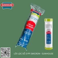 Bộ 3 Lõi Lọc Nước Thông Minh Sunhouse - Hàng chính hãng - Lõi số 3 - PP1mu