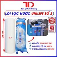 Bộ 3 lõi lọc nước Unilife 1,2,3 dùng cho máy lọc nước RO hàng chính hãng - Điện Lạnh Thuận Dung - Lõi số 2