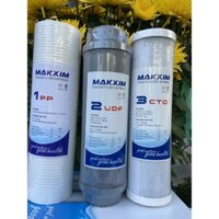 Bộ 3 Lõi lọc thô, Lõi lọc nước số 1 2 3 chính hãng, dùng cho máy lọc nước RO