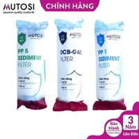 Bộ 3 lõi máy lọc nước số 123 Mutosi chính hãng