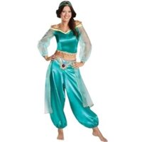 Bộ 3 Mảnh Dành Cho Người Lớn Aladdin Divine Lights Công Chúa Jasmine Halloween Hoặc Carnival Trang Phục Nữ
