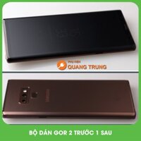 Bộ 3 miếng dán gor dành cho samsung galaxy note8/ note9 trong suốt ( 2 dán trước và 1 dán sau)