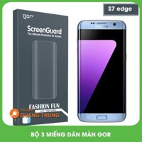 Bộ 3 miếng dán màn hình gor dành cho galaxy S7 edge