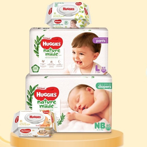 Bộ 3 miếng lót Huggies Newborn2 - 60 miếng