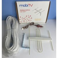 Bộ 3 món Anten DVB T2 có mạch khuếch đại + 15m dây tín hiệu + Cáp nguồn,hàng chuẩn Phuzinshop
