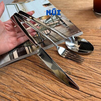 Bộ 3 món Dao Thìa Dĩa inox 18/10 Lucuku RK663  Sáng bóng đẹp, sang xịn, an toàn với thực phẩm