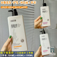 Bộ 3 món ~ Dầu gội và dầu xả Conquer Artemisia annua dầu gội cho tóc uốn