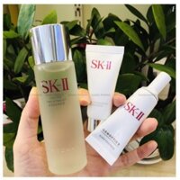 Bộ 3 Món Dưỡng Trắng Da SK II Mini Set PITERA AURA KIT (FTE75ml, SRM20ml, Aura10ml)